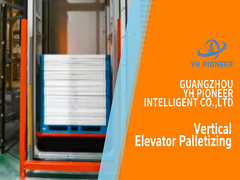 Pallettisation par ascenseur vertical