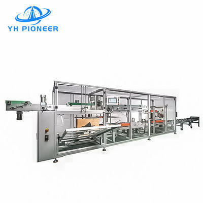 Machine d'emballage de sacs en carton en acier inoxydable, emballeur de sacs 5 à 20 boîtes/min