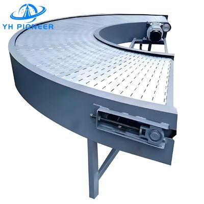 Bon prix Plaque de chaîne en acier inoxydable convoyeur de virage pour des mises en page de production optimisées en ligne