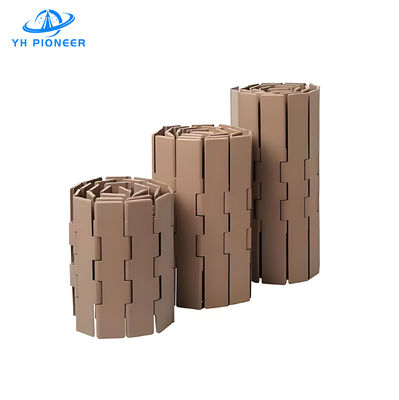 Bon prix Chaîne à double chargement avec plaques POM et essieux en acier inoxydable pour un transport fiable de charges lourdes en ligne