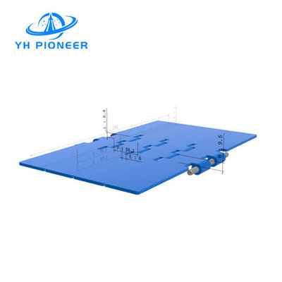 Bon prix 304 / 316 Plaque de chaîne de convoyeur en acier inoxydable à double charnière pour une charge élevée en ligne