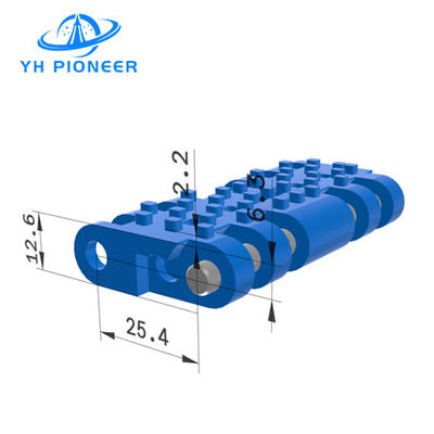 Bon prix Ceinture modulaire perforée POM durable avec frottement pour un transport durable et peu de maintenance en ligne
