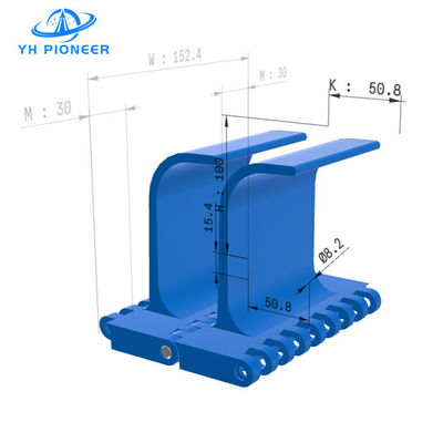 Bon prix Crochet flexible - chaîne de ceinture en treillis de type avec PP pour des solutions d'élévation et de transport personnalisables en ligne