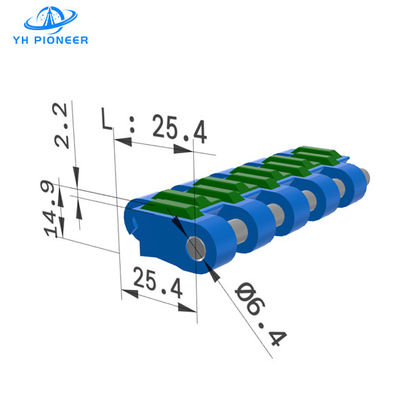 Bon prix Ceinture modulaire en PP durable avec une surface en caoutchouc pour un transport à faible bruit et absorbant les chocs en ligne