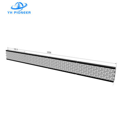 Bon prix Un rail de guidage latéral à rouleaux robuste à trois rangées avec du nylon et de l'acier inoxydable pour le transport de charges lourdes en ligne