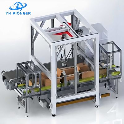 Bon prix 3.0KW Robot de l'emballage de sacs souples, machine d'emballage de sacs à sacs 10-20 cartons/min en ligne