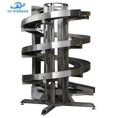 Bon prix Convoyeur de levage en spirale en acier au carbone à faible bruit avec une capacité de chargement de 200 à 2000 kg en ligne