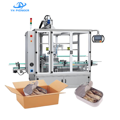 Bon prix Machine d'emballage de carton pour conserves de thon pour produits en étain et sacs en PET en verre pour divers besoins d'emballage en ligne