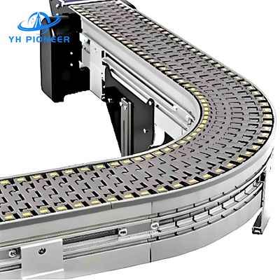 Bon prix Machine de convoyeur à plaque à chaîne flexible de qualité alimentaire pour les besoins d'automatisation polyvalents en ligne