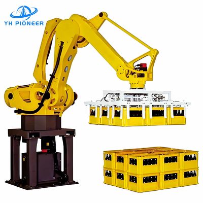 Bon prix Vélosité réglable Robot de palettisation de couche automatique Robot de contrôle PLC Machine de palettisation en ligne