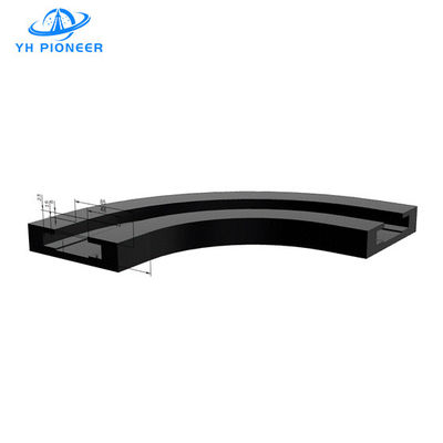 Bon prix Rail de voie courbe modulaire pour l'intégration de systèmes de convoyeurs polyvalents et évolutifs en ligne