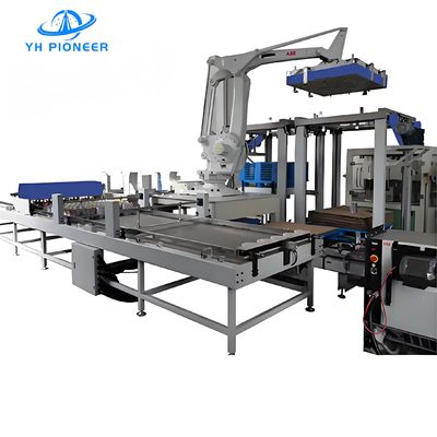 Bon prix Systèmes de palettisation automatiques à couche complète robustes 10 kW 4-5 Machines de palettisation à axe en ligne