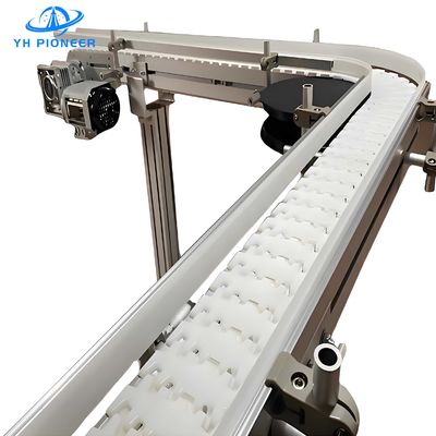 Bon prix Machine de convoyeur à chaîne flexible à haute flexibilité pour l'industrie alimentaire et des boissons en ligne
