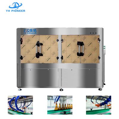 Bon prix Machine de séchage de bouteilles personnalisable pour différents types de bouteilles avec puissance de pompe à air vortex de 7,5 kW en ligne