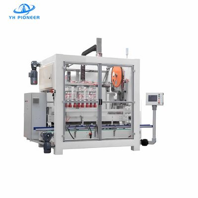 Bon prix Machine d'emballage de cartons de bouteilles efficace avec 21-28 cartons / min de vitesse et 4,5 kW de puissance pour un emballage fiable en ligne