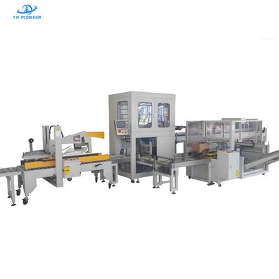 Bon prix Machine d'emballage de sacs en carton fiable pour l'emballage de sacs souples avec une construction en acier inoxydable et une puissance moteur de 7,5 kW en ligne