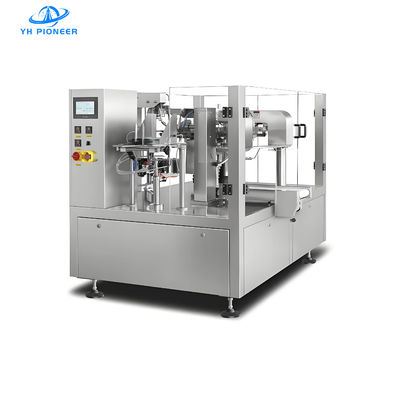 Bon prix Machine d'emballage rotative à poche durable avec construction en acier inoxydable pour un emballage alimentaire et des boissons sûr et hygiénique en ligne