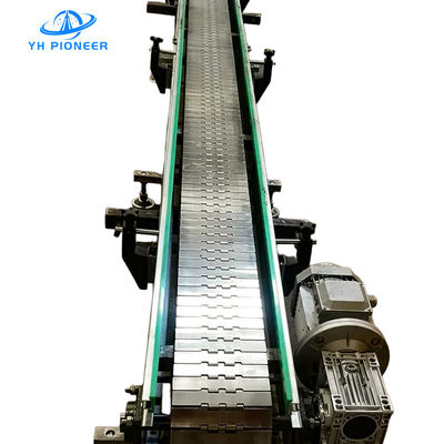 Systèmes de convoyeurs de bouteilles à haut rendement avec POM et plaques de chaîne en acier inoxydable pour une manipulation fiable des matériaux