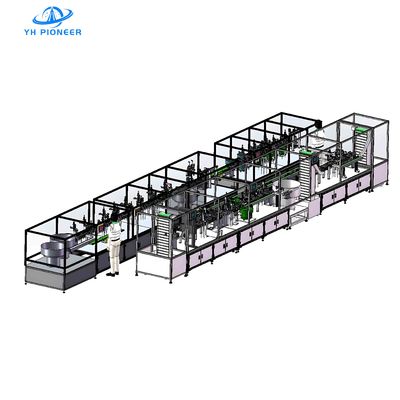 Bon prix Ligne de montage de petite taille à haut rendement pour la production de compteurs d'eau avec une capacité de 20-25 pièces/min et une alimentation automatique en ligne