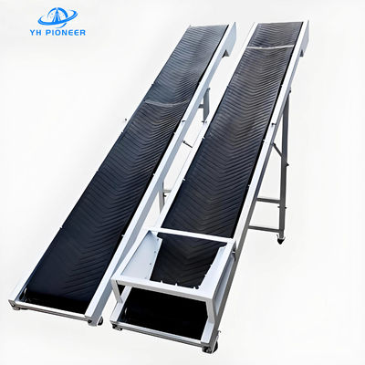 Bon prix convoyeur à courroie inclinée de haute capacité avec 50 cm/60 cm/80 cm Options de largeur Longueur personnalisable pour une manipulation efficace du matériau en ligne