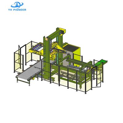 Bon prix Machine de palettisation à grille stable et économe en espace avec cadre en acier au carbone pour des solutions d'entrepôt compactes en ligne