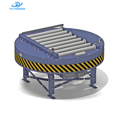 Bon prix Palletizer à rouleaux à convoyeur rotatif à haute efficacité énergétique avec une vitesse de transport maximale de 20 m/min pour une production à haut rendement en ligne