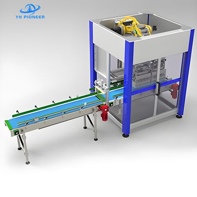 Bon prix Emballageur de cartons de bouteilles en verre hautement automatisé avec 5 à 15 emballages par minute Vitesse pour un emballage efficace en ligne