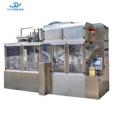 Système de remplissage de boissons hautement automatisé avec conception modulaire pour une production stable de remplissage à froid 27 kW Puissance 3000 cartons / heure 304 acier inoxydable